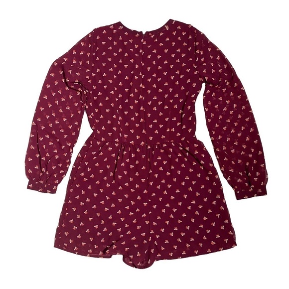 Abercrombie & Fitch Choker Neck Winter Floral Romper - Picture 3 of 8